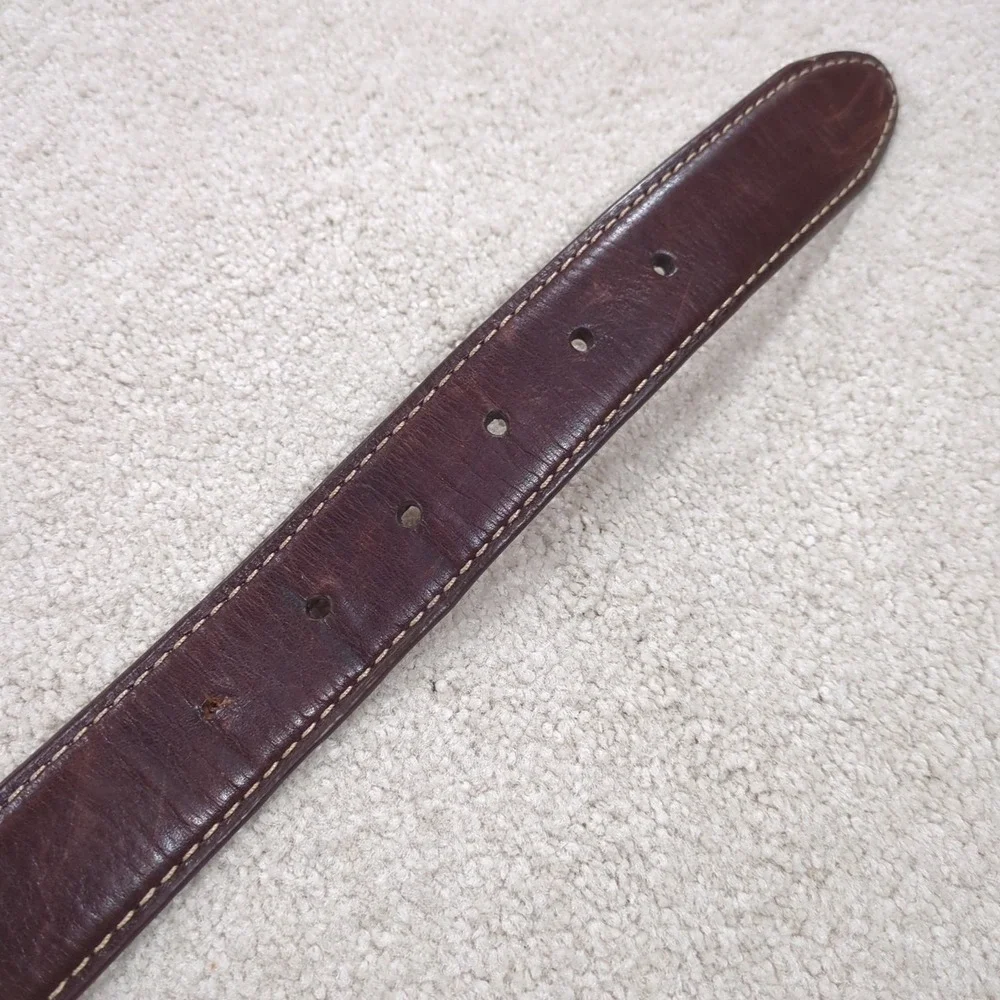Kirkland Signature Italian Grain Leather Brown Belt Men's Size 40, 42 Dress Belt